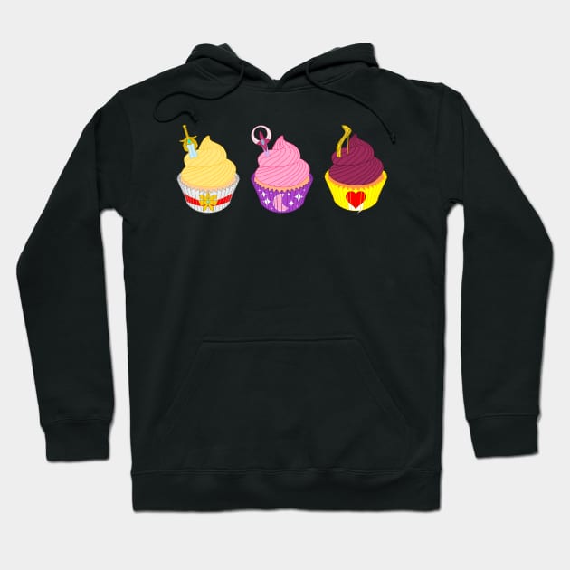 She-Ra and the Princesses of Power  Glimmer BowCupcakes Hoodie by CoreyUnlimited